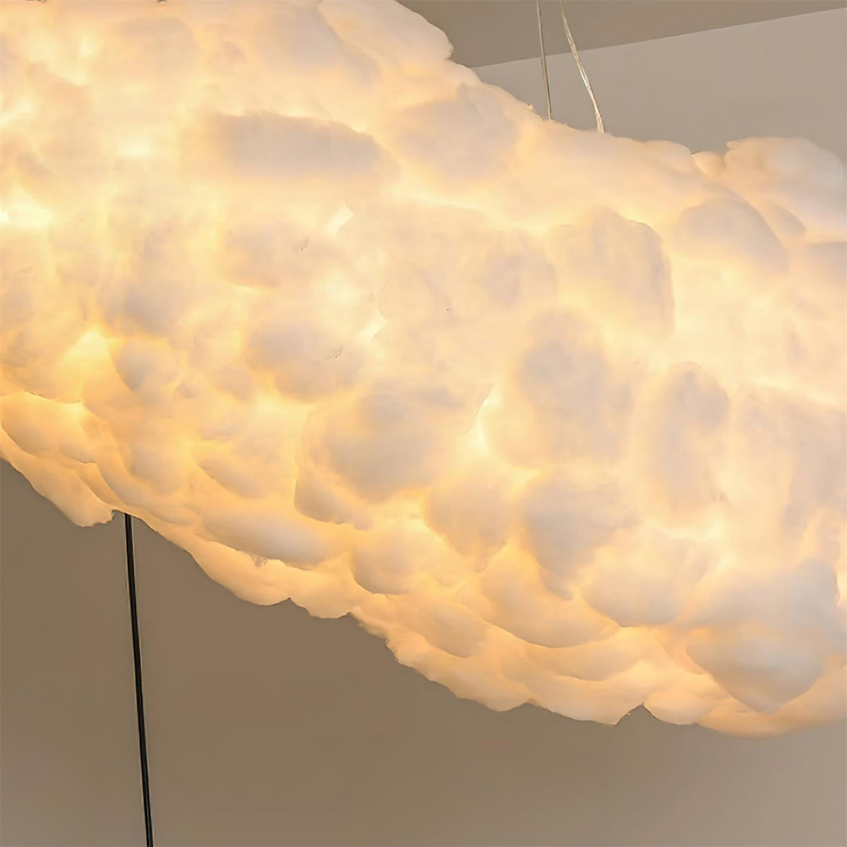 Lampa rzeźbiarska Cildes z płótna