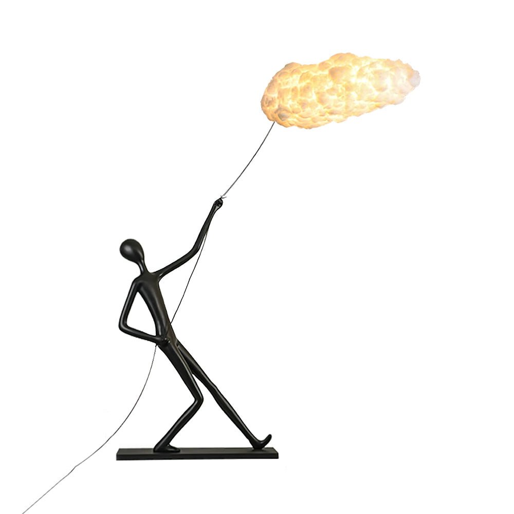 Lampa rzeźbiarska Cildes z płótna