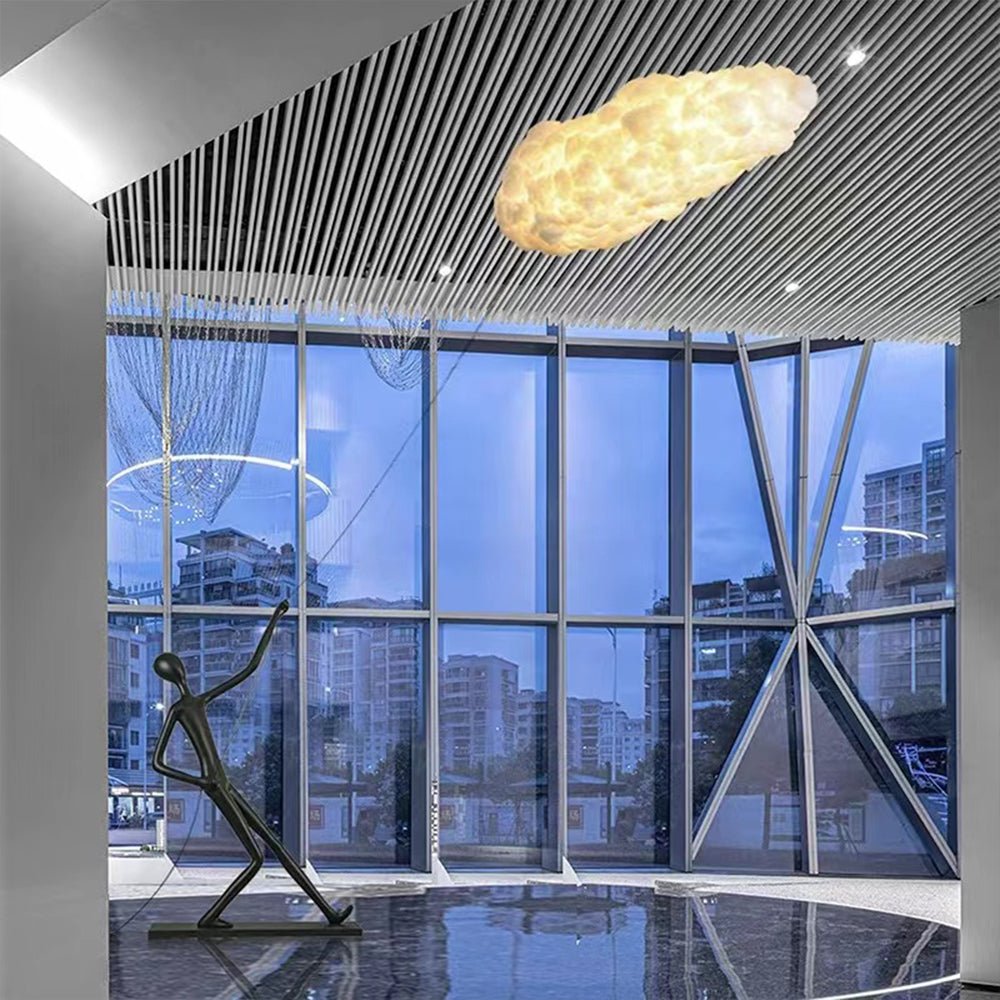 Lampa rzeźbiarska Cildes z płótna
