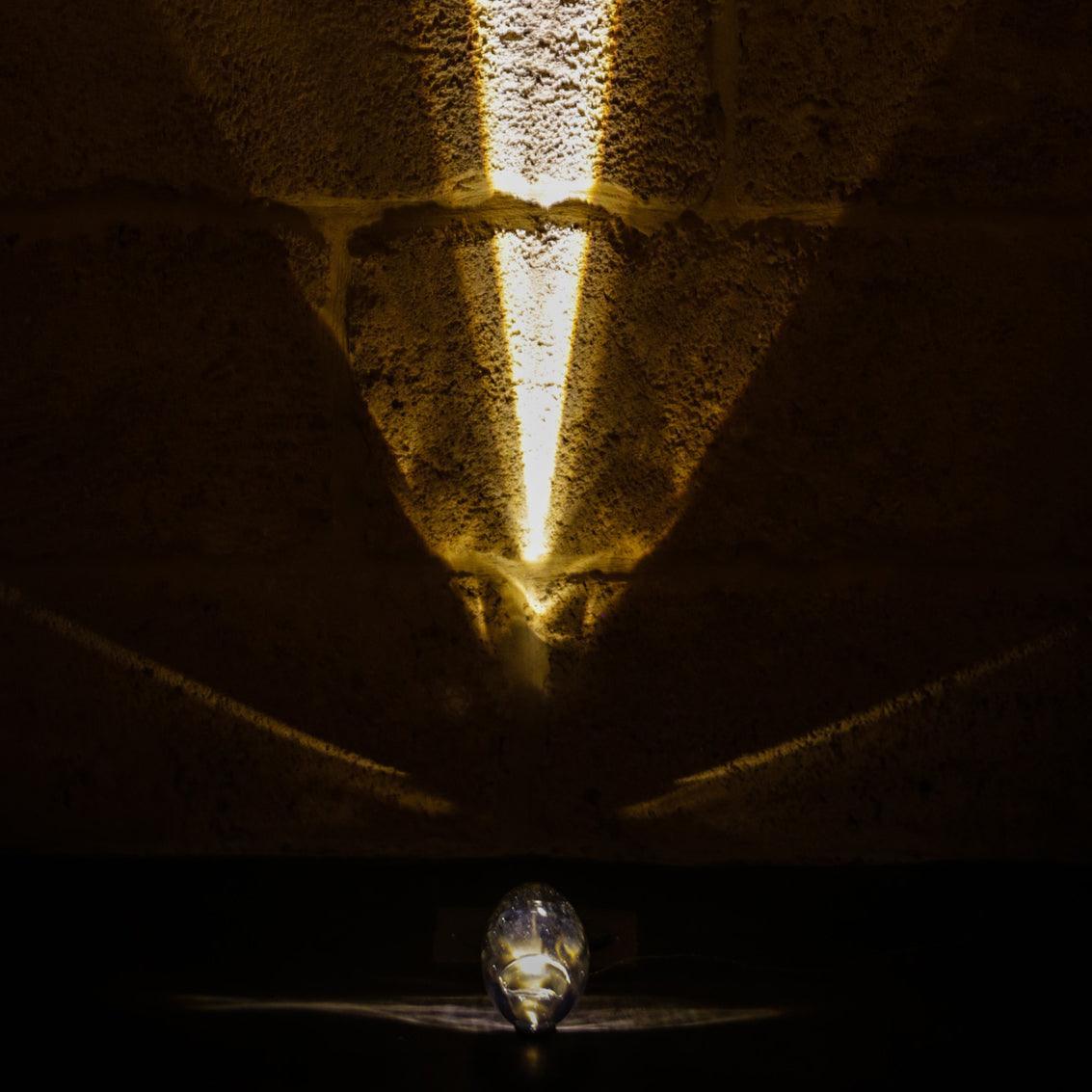 Solarece minimalistyczna lampa stołowa ze szkła