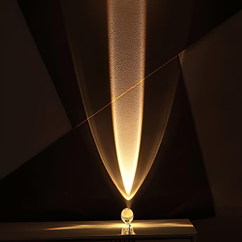 Solarece minimalistyczna lampa stołowa ze szkła