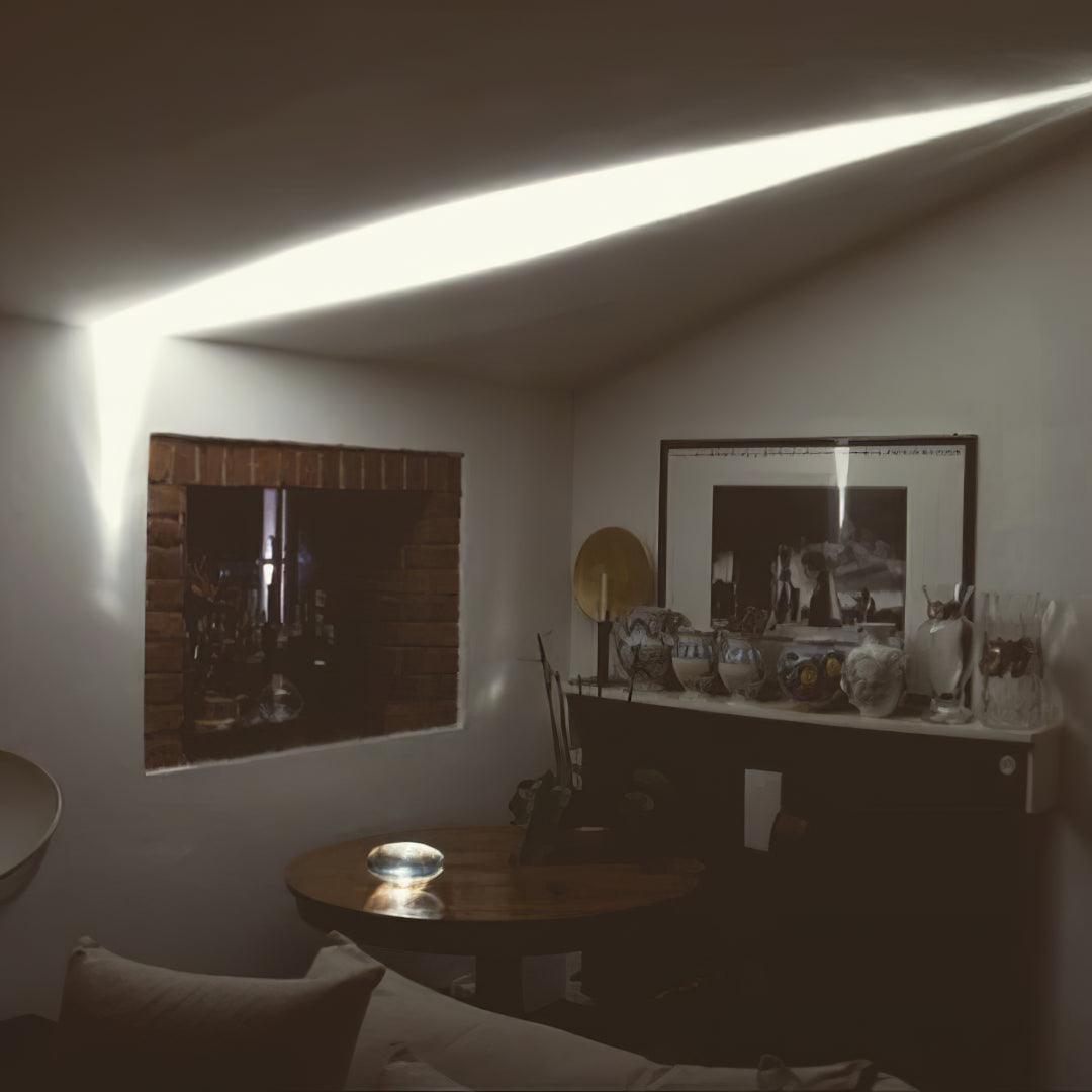 Solarece minimalistyczna lampa stołowa ze szkła