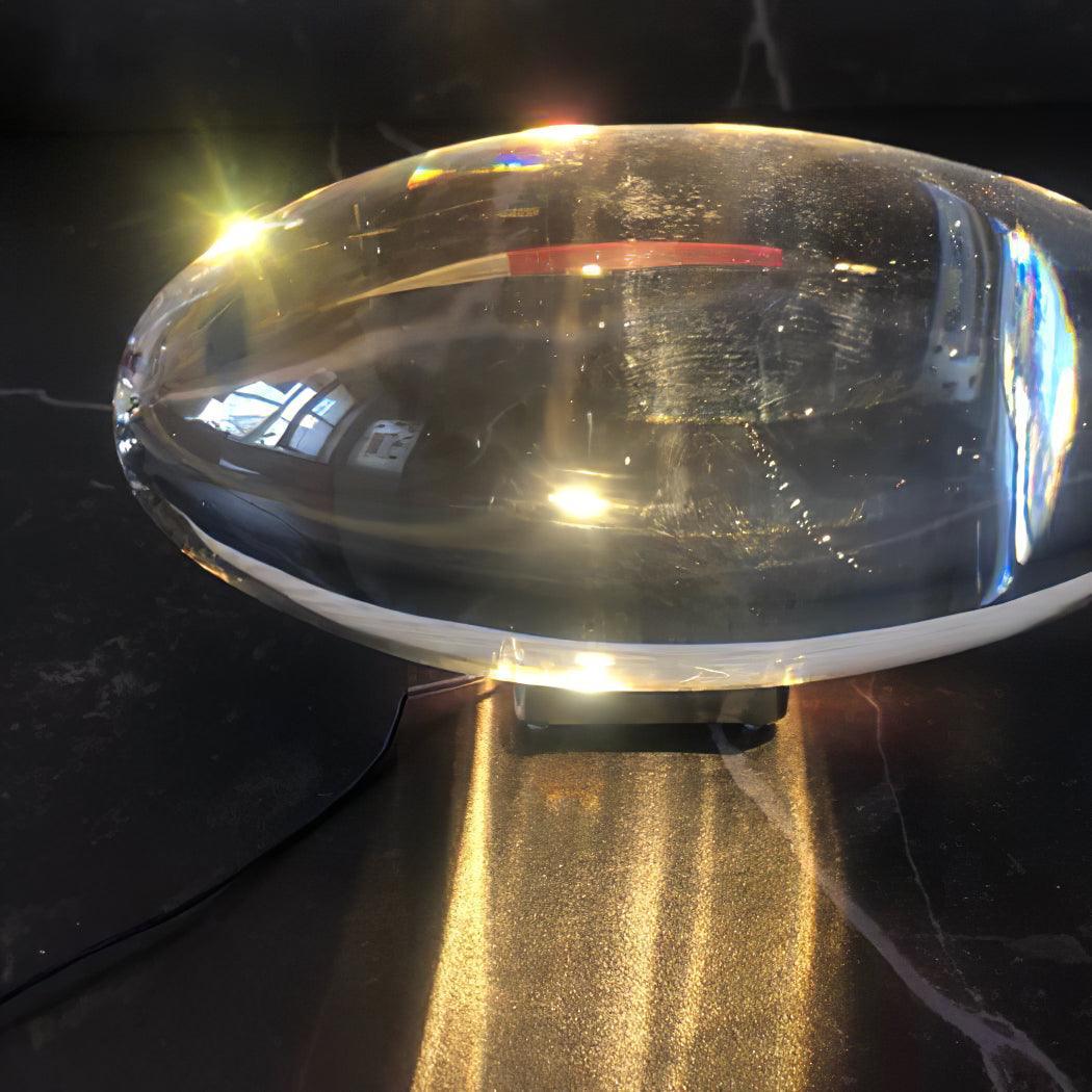 Solarece minimalistyczna lampa stołowa ze szkła