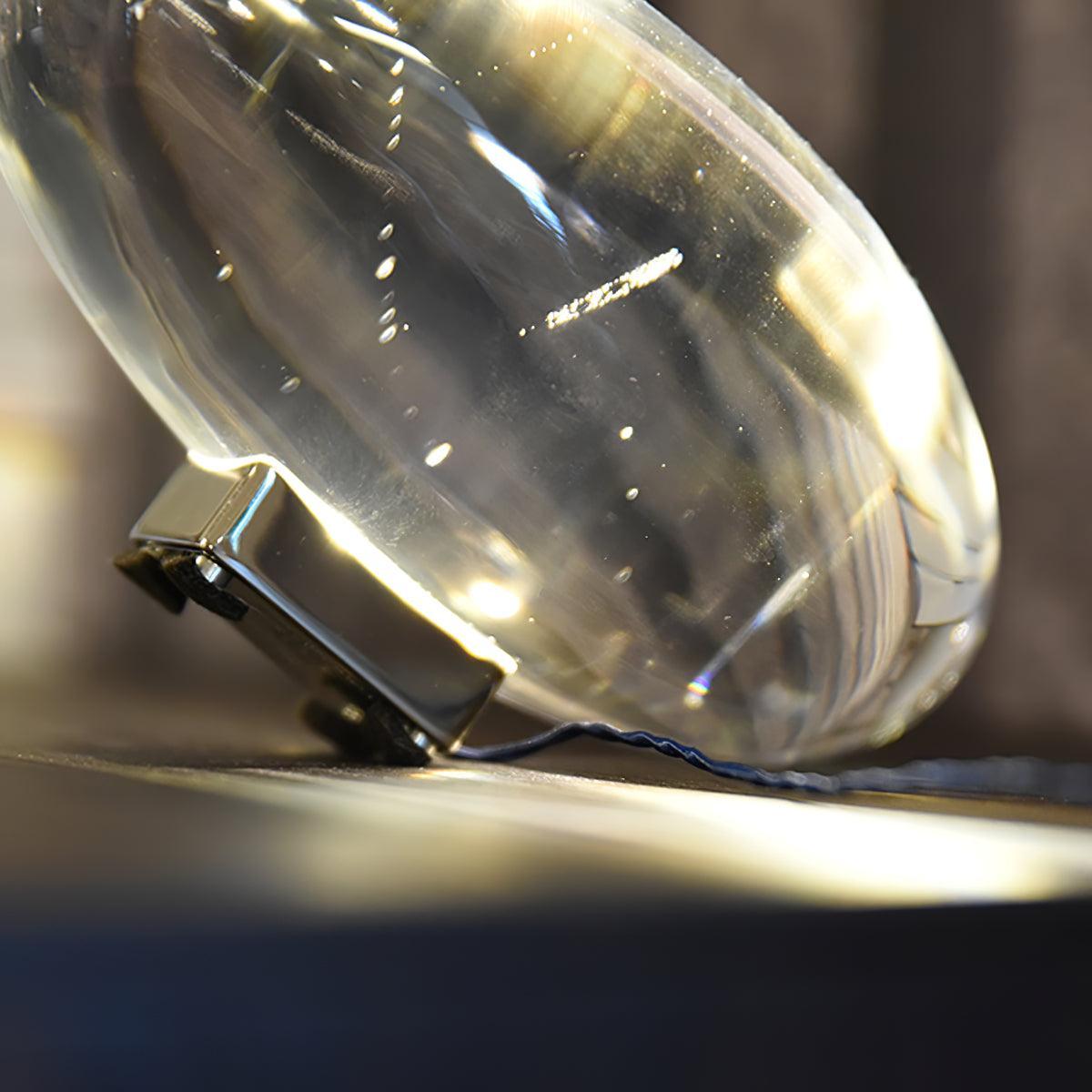 Solarece minimalistyczna lampa stołowa ze szkła