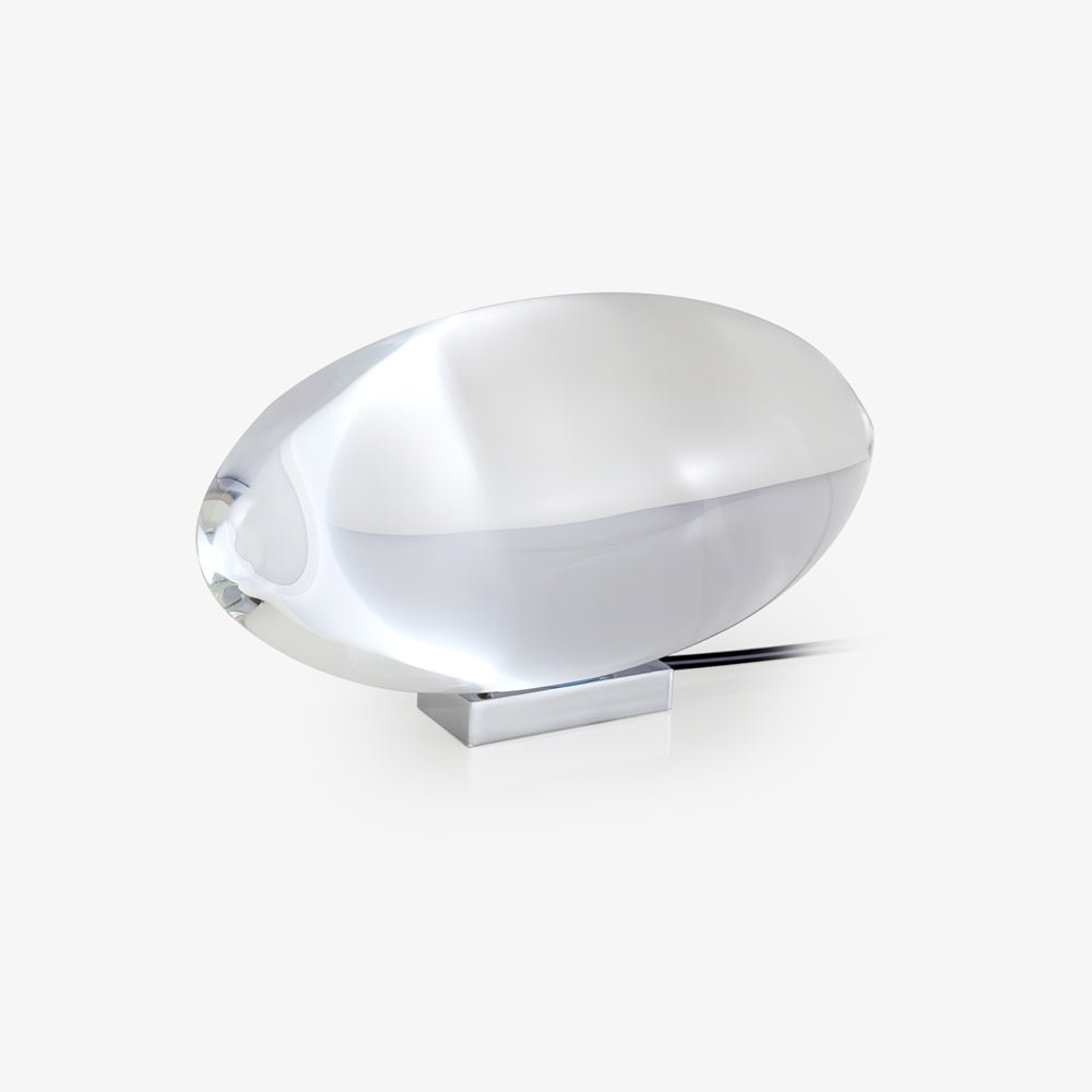 Solarece minimalistyczna lampa stołowa ze szkła