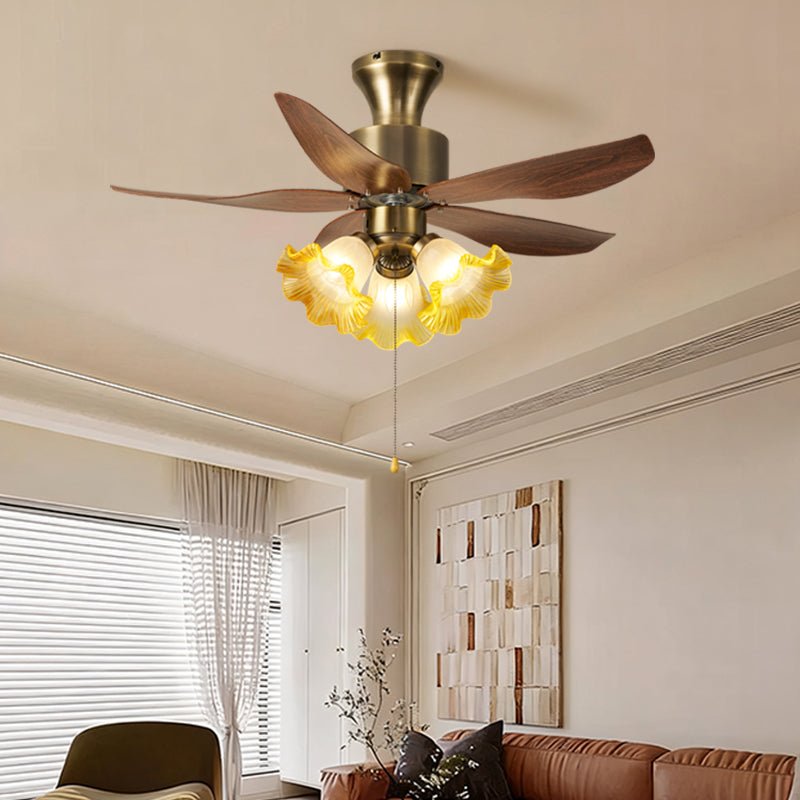 Lysandre lampa sufitowa z wentylatorem