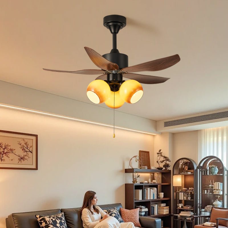 Lysandre lampa sufitowa z wentylatorem
