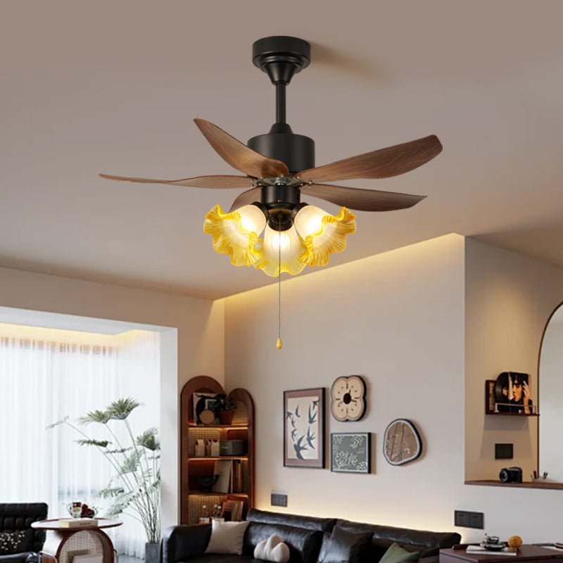 Lysandre lampa sufitowa z wentylatorem