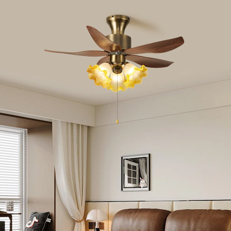 Lysandre lampa sufitowa z wentylatorem