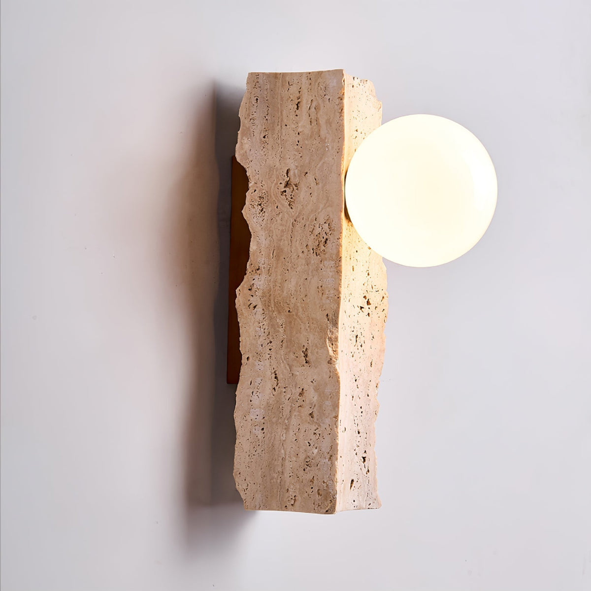 Elnoren Organic Travertine Kinkiet
