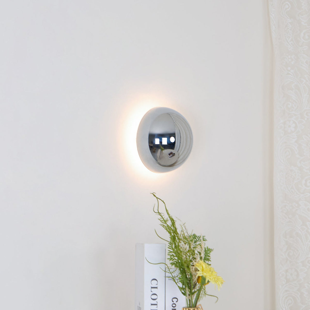 Virixy nowoczesny minimalistyczny kinkiet kulisty