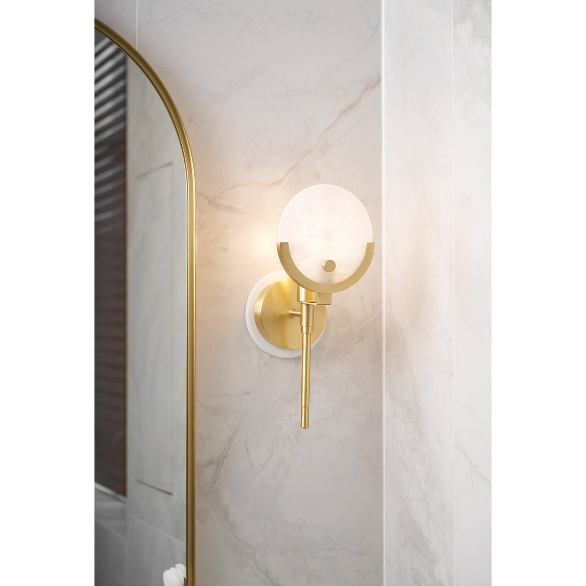 Aminex Sphere Alabaster kinkiet