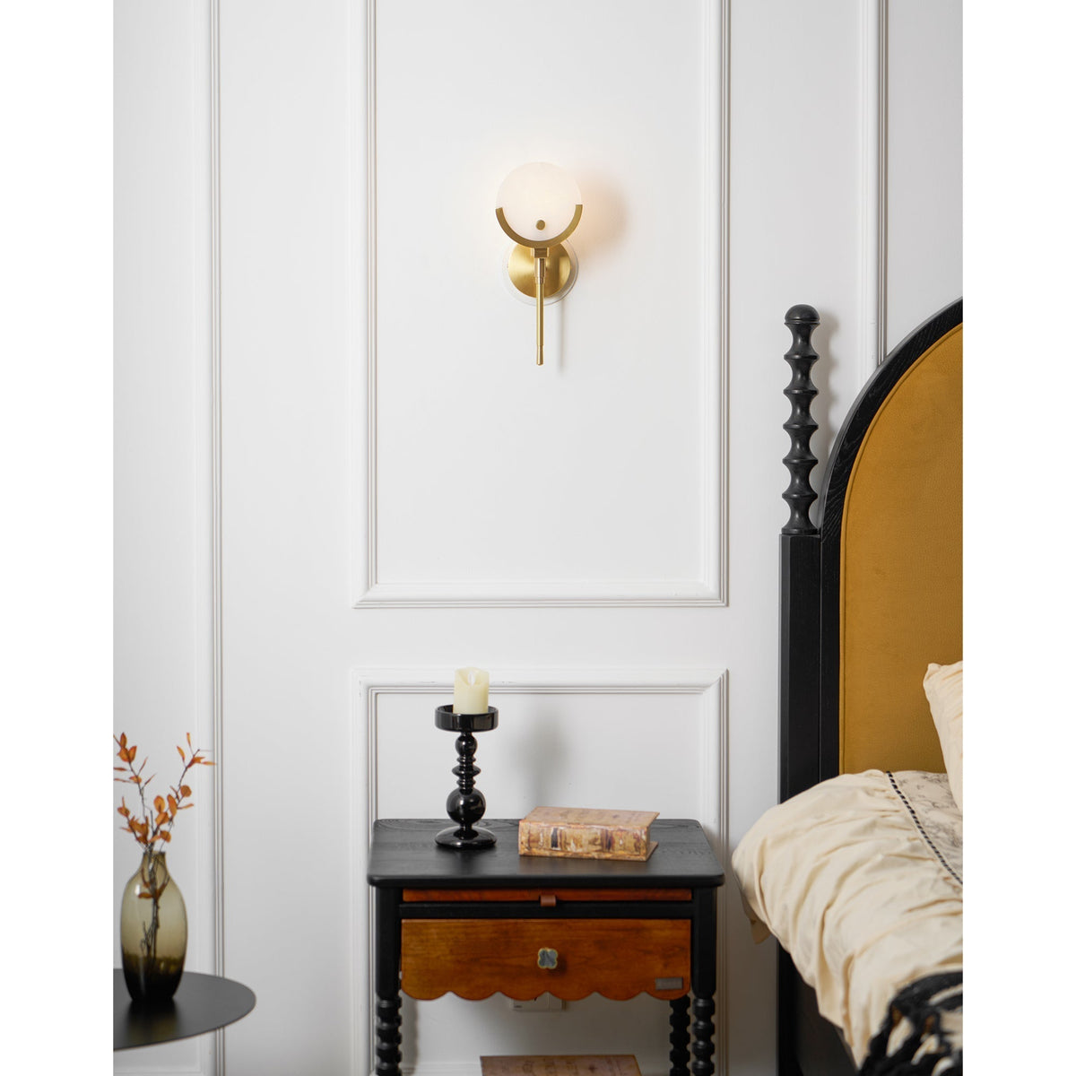 Aminex Sphere Alabaster kinkiet