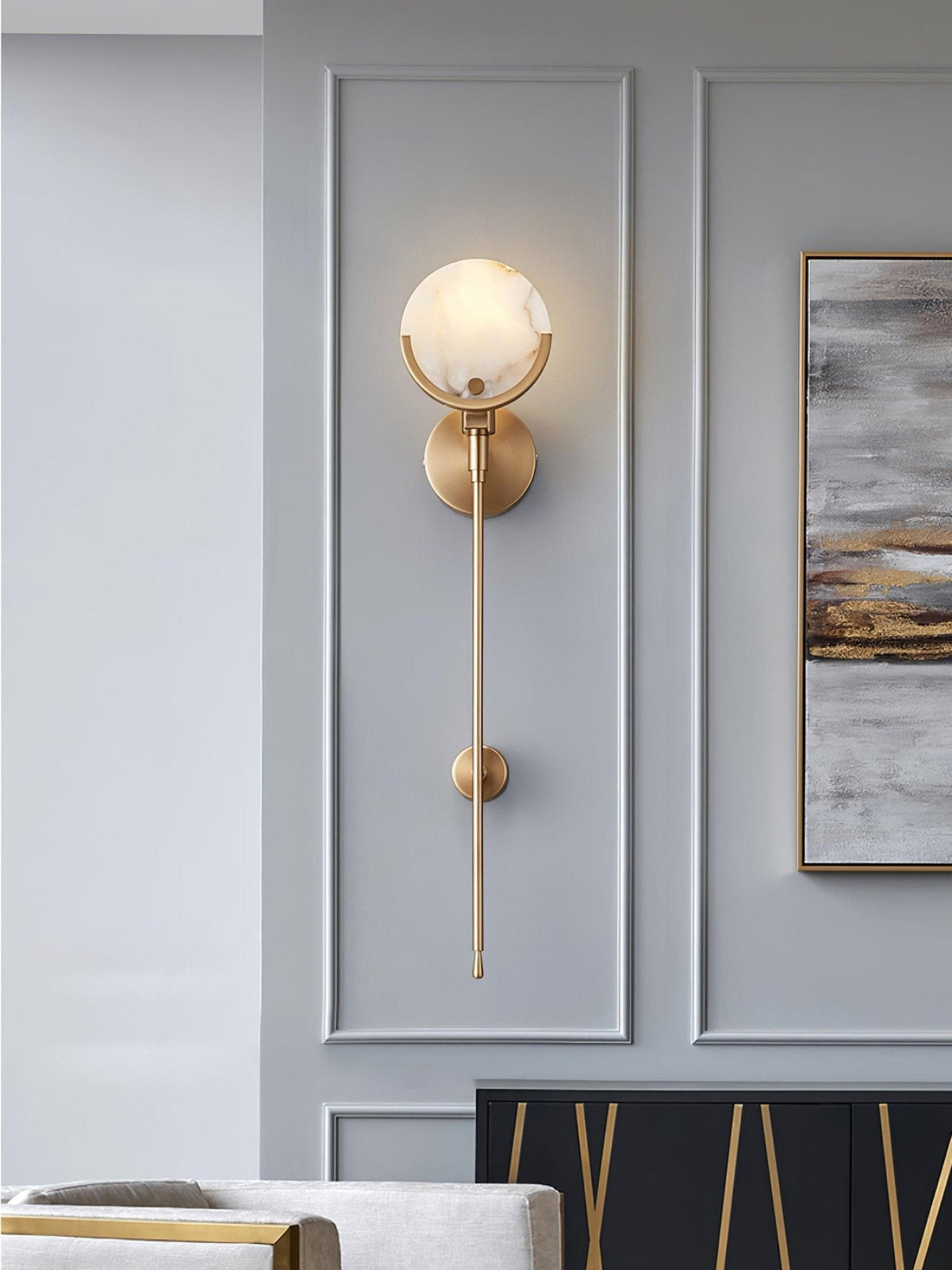 Aminex Sphere Alabaster kinkiet