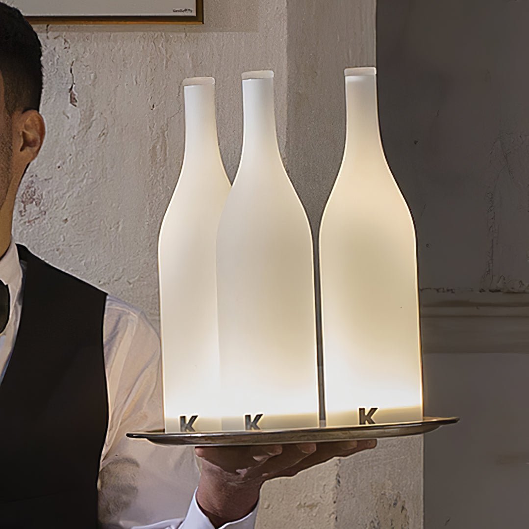 Lampa stołowa Vino z wbudowaną baterią