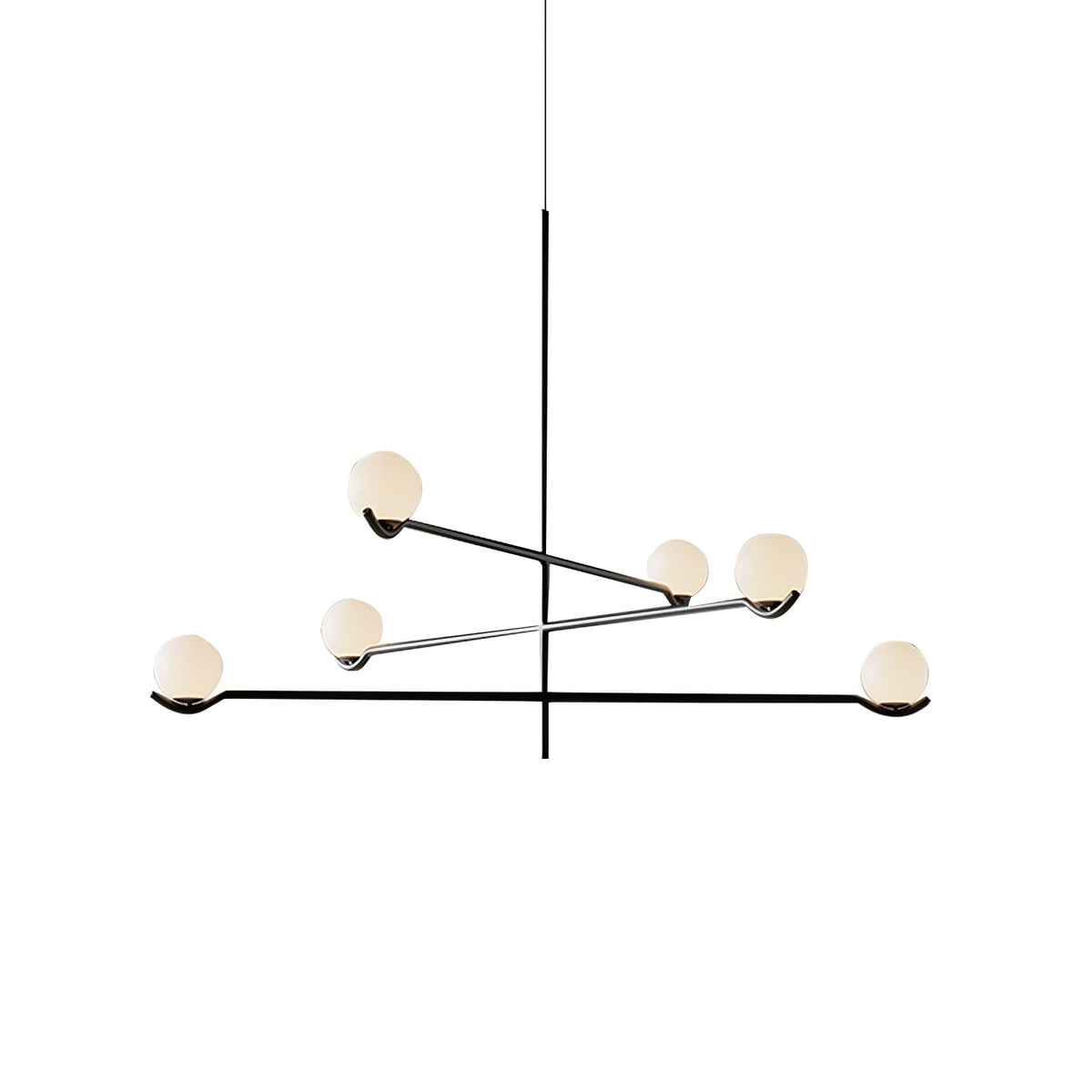 Bora minimalistyczna lampa wisząca ze szkła
