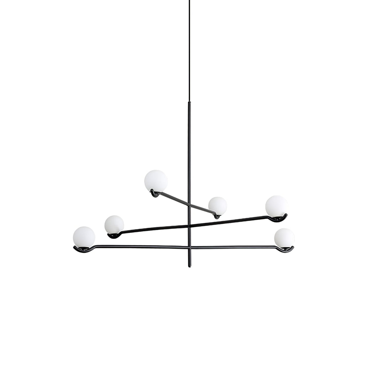Bora minimalistyczna lampa wisząca ze szkła