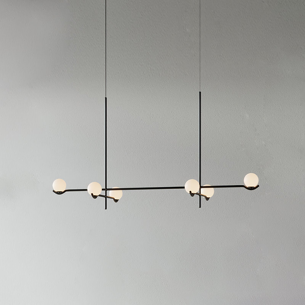 Bora minimalistyczna lampa wisząca ze szkła