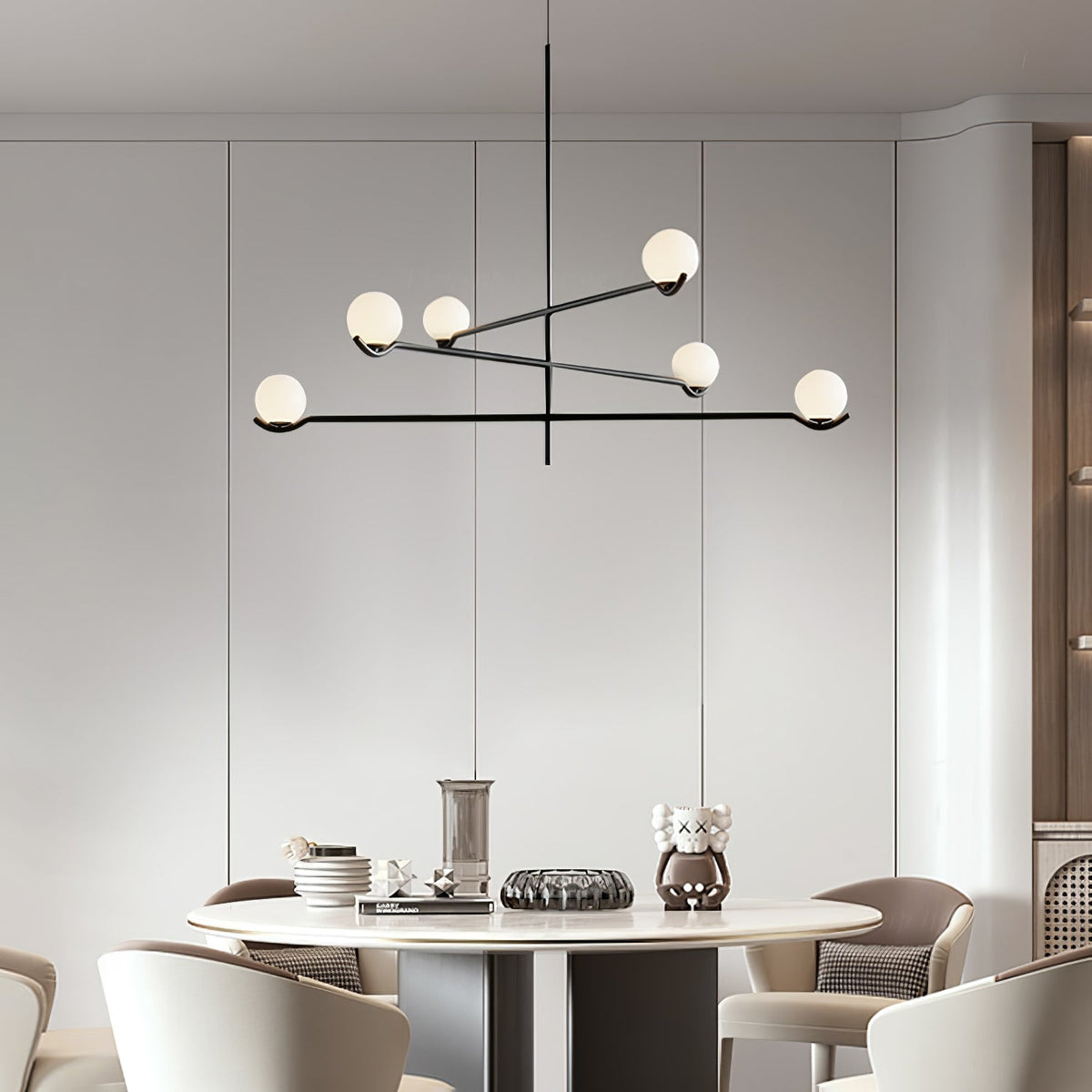 Bora minimalistyczna lampa wisząca ze szkła