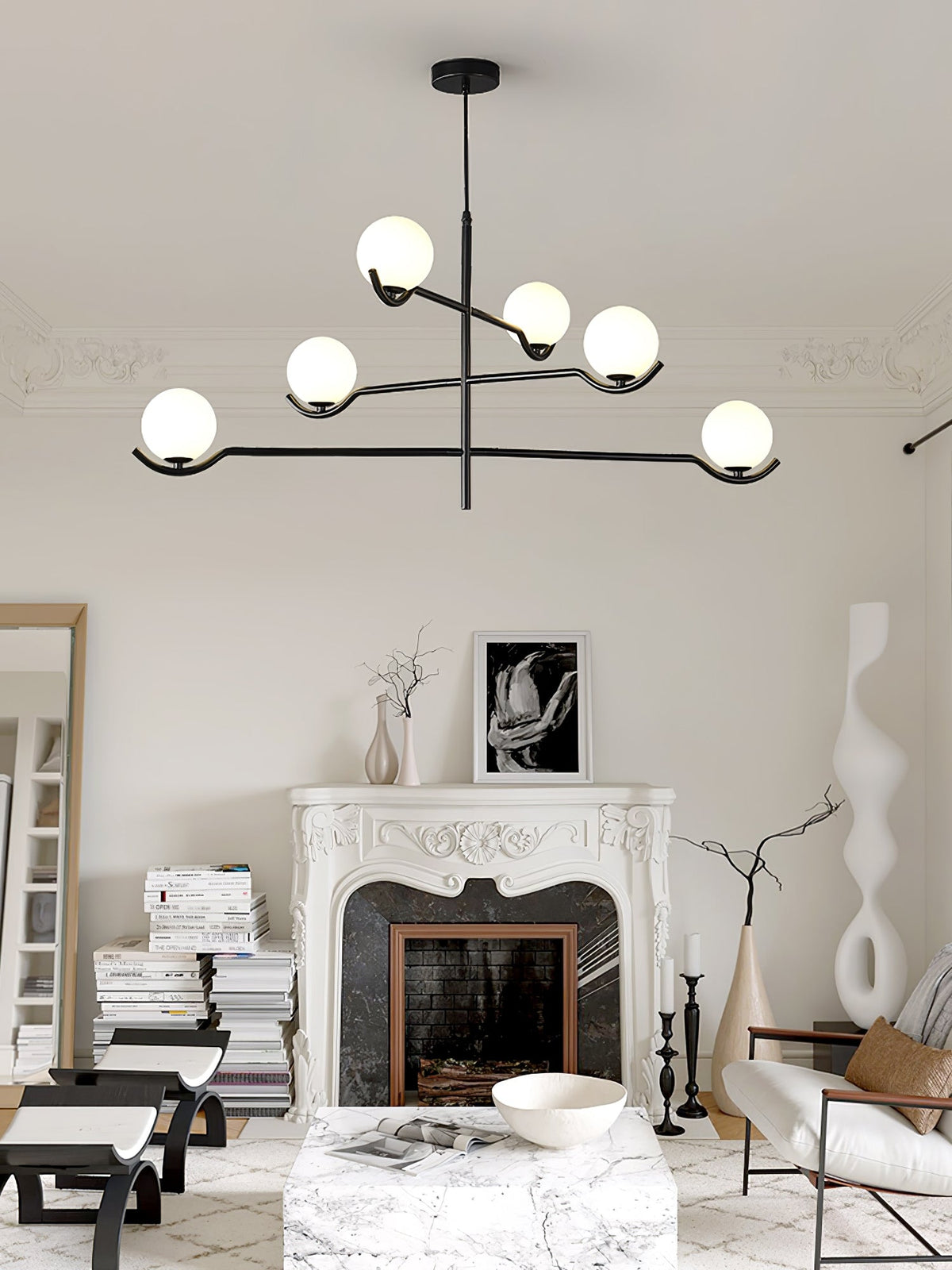 Bora minimalistyczna lampa wisząca ze szkła