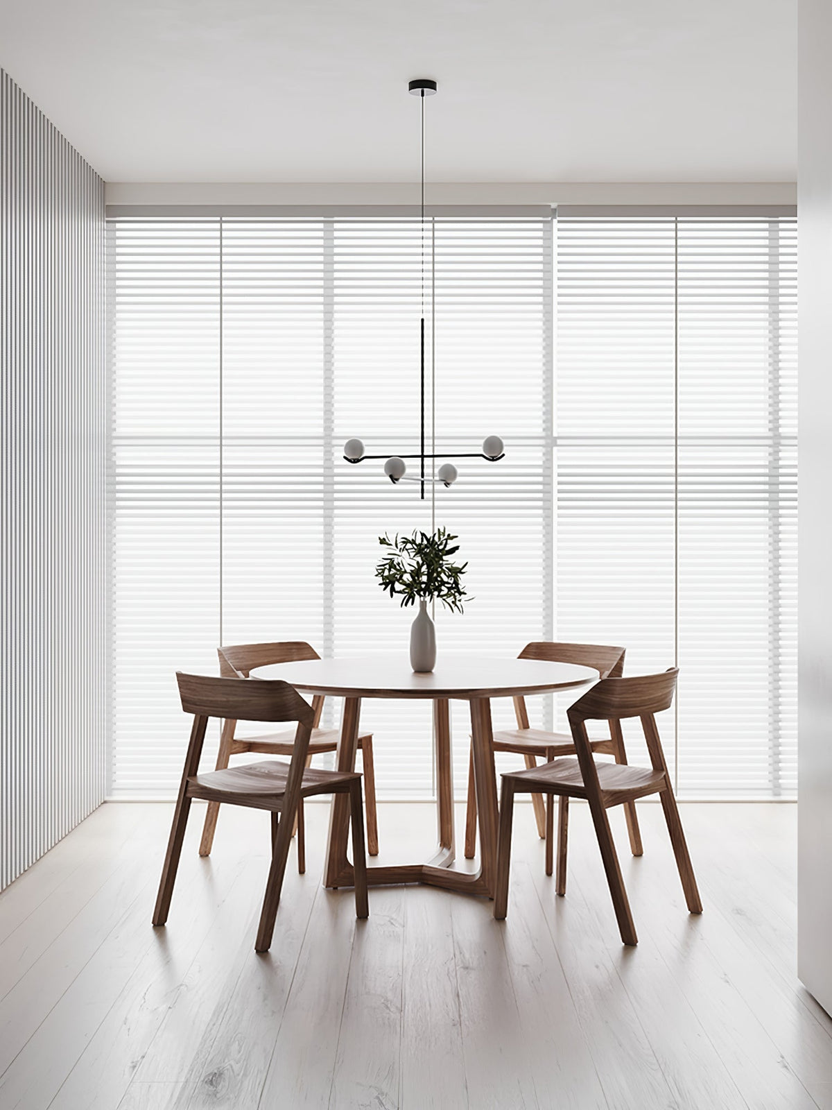 Bora minimalistyczna lampa wisząca ze szkła