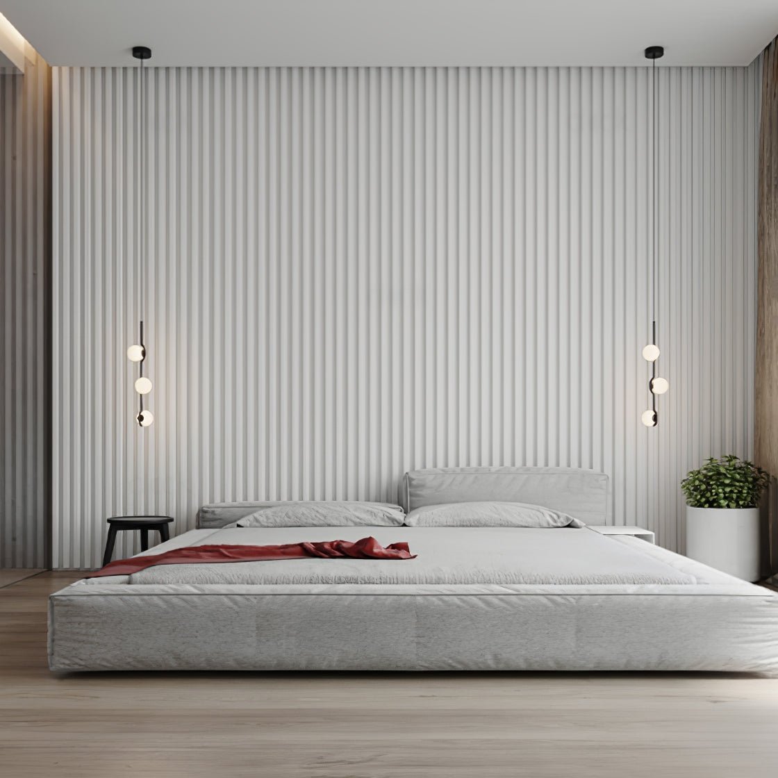 Bora minimalistyczna lampa wisząca ze szkła