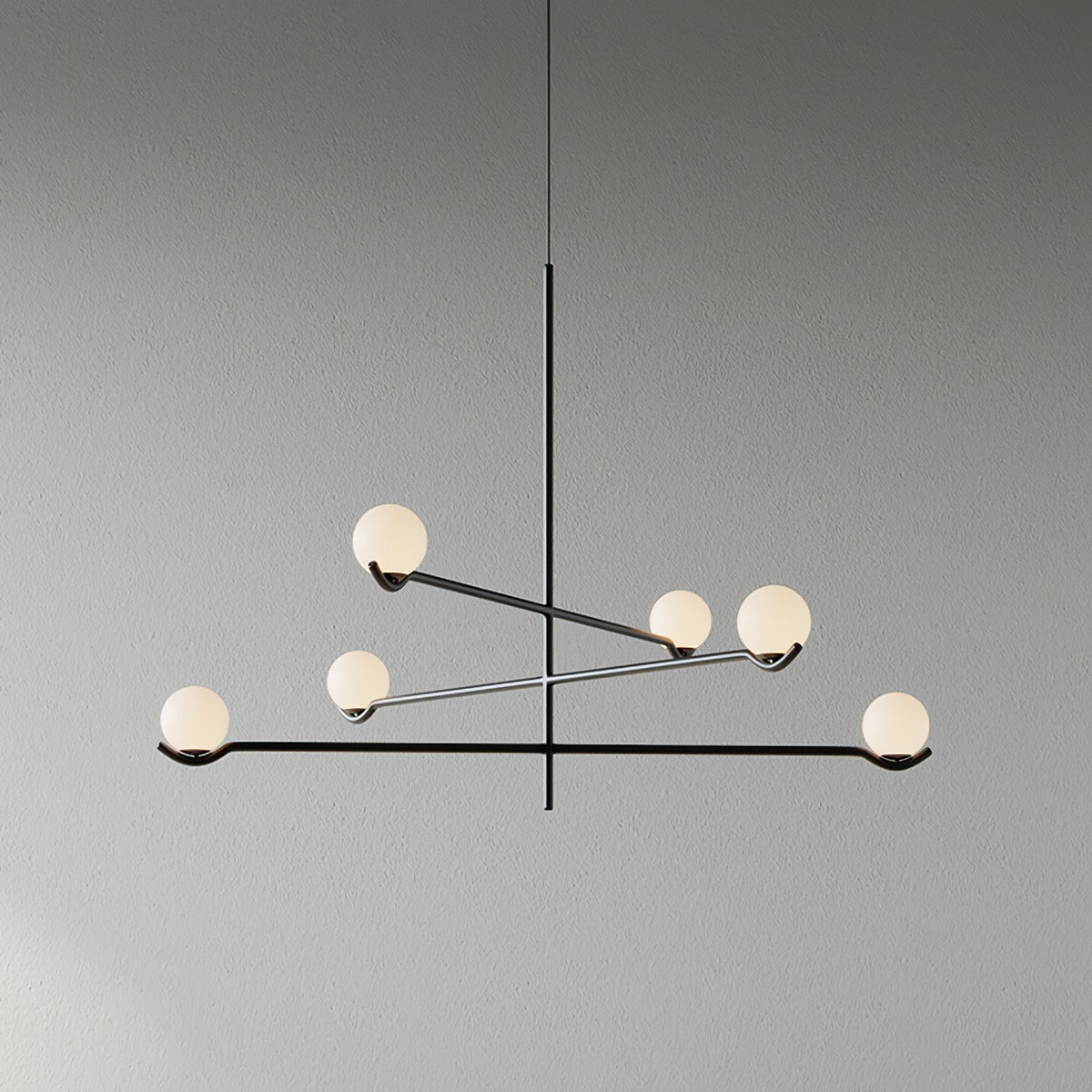 Bora minimalistyczna lampa wisząca ze szkła
