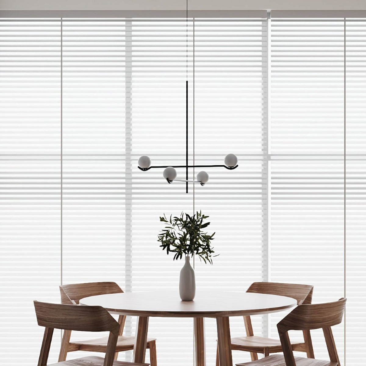 Bora minimalistyczna lampa wisząca ze szkła