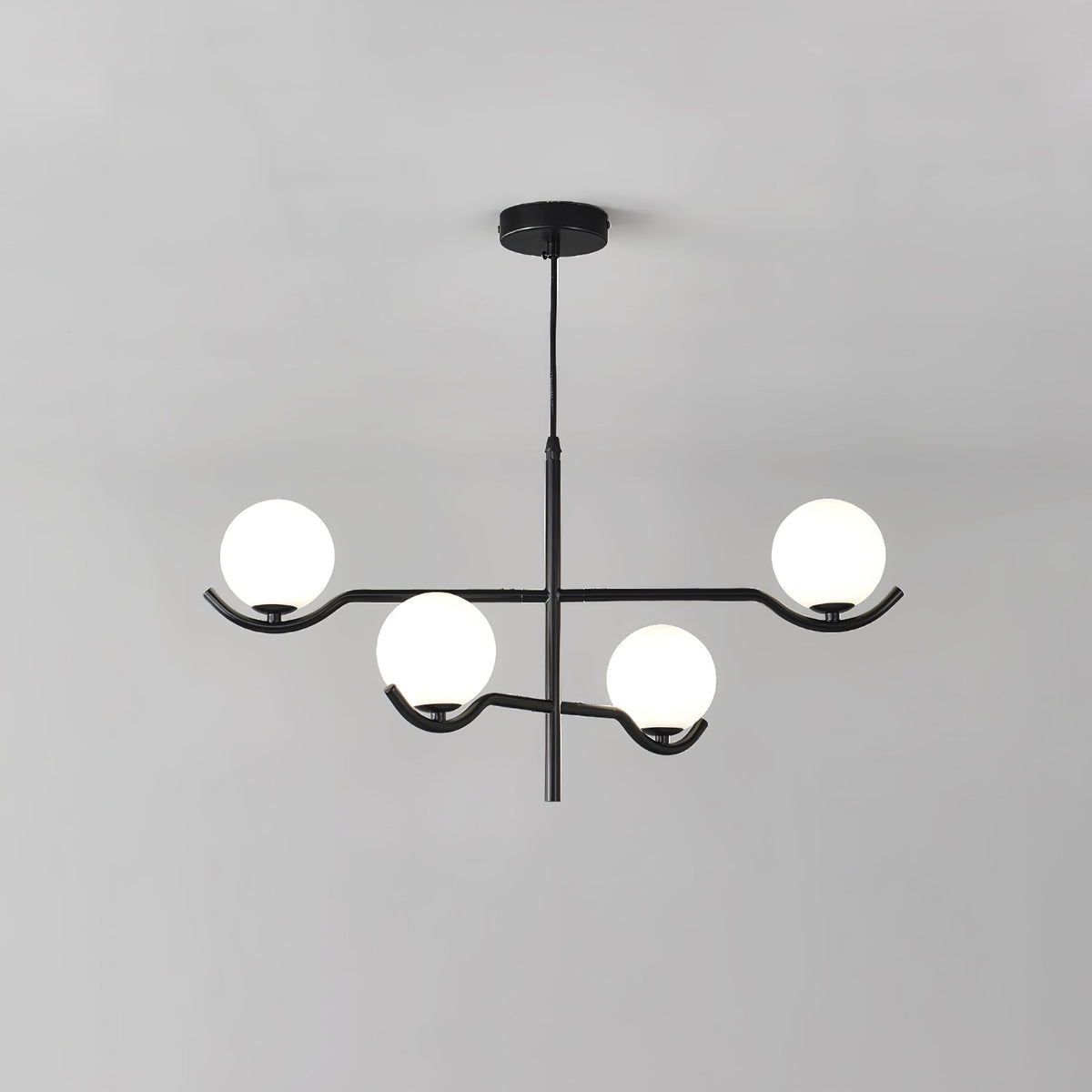Bora minimalistyczna lampa wisząca ze szkła