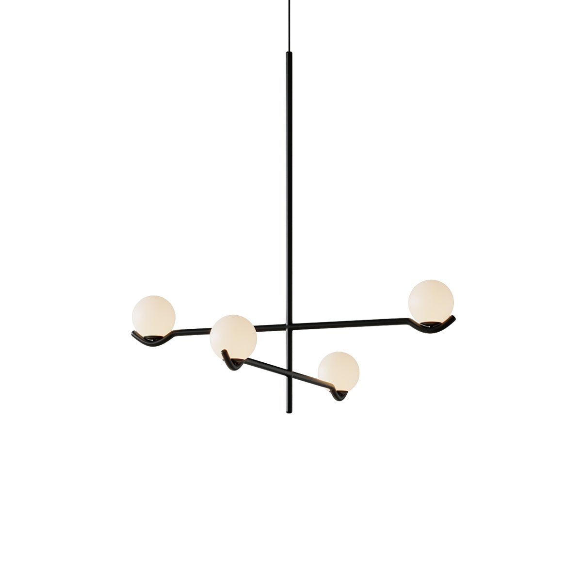 Bora minimalistyczna lampa wisząca ze szkła