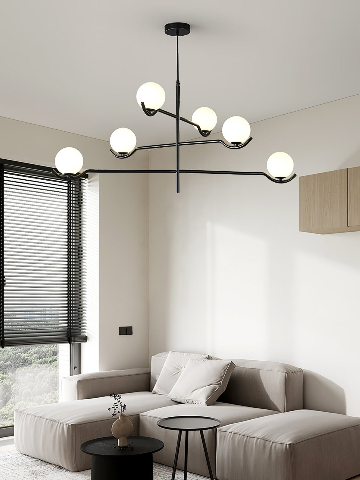 Bora minimalistyczna lampa wisząca ze szkła