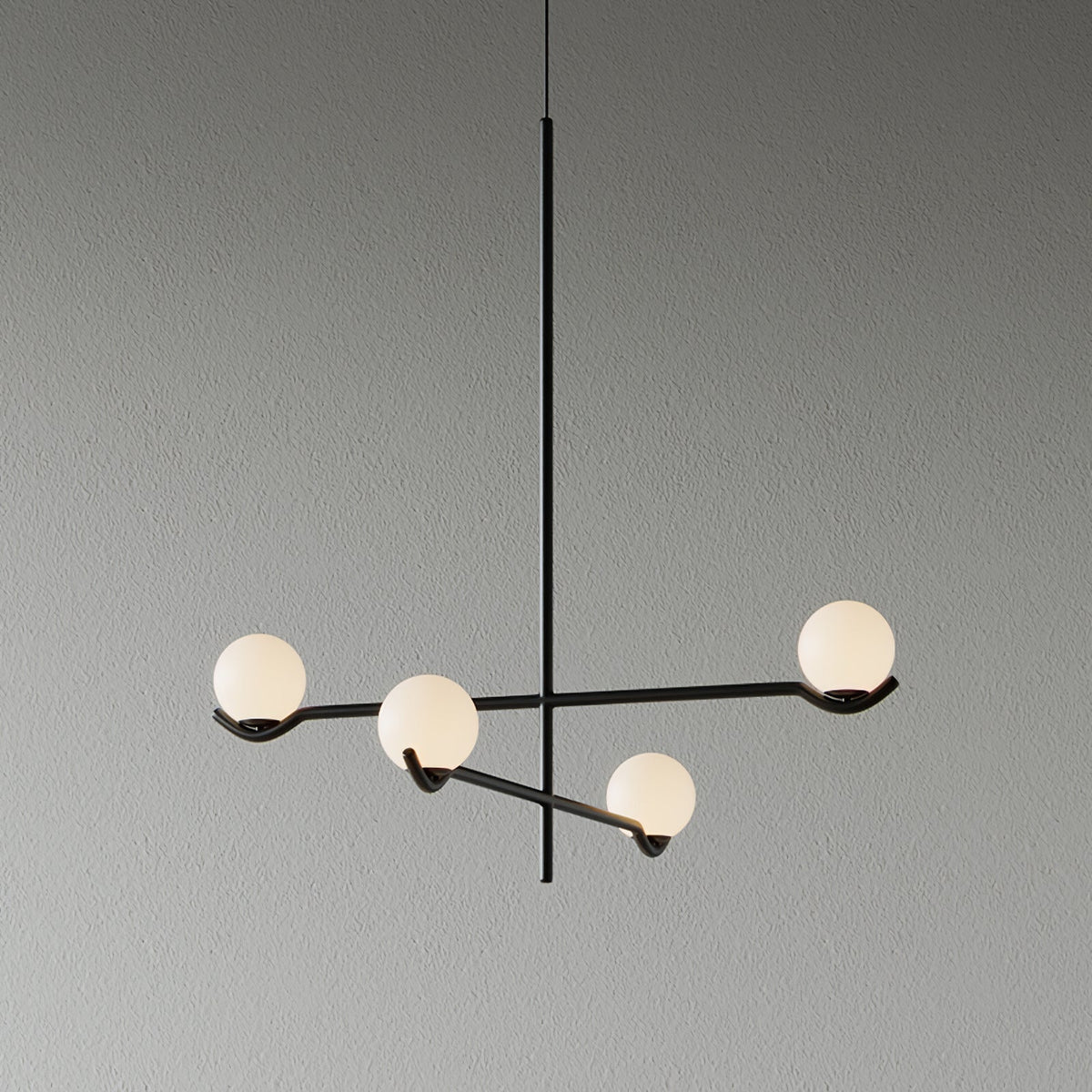 Bora minimalistyczna lampa wisząca ze szkła