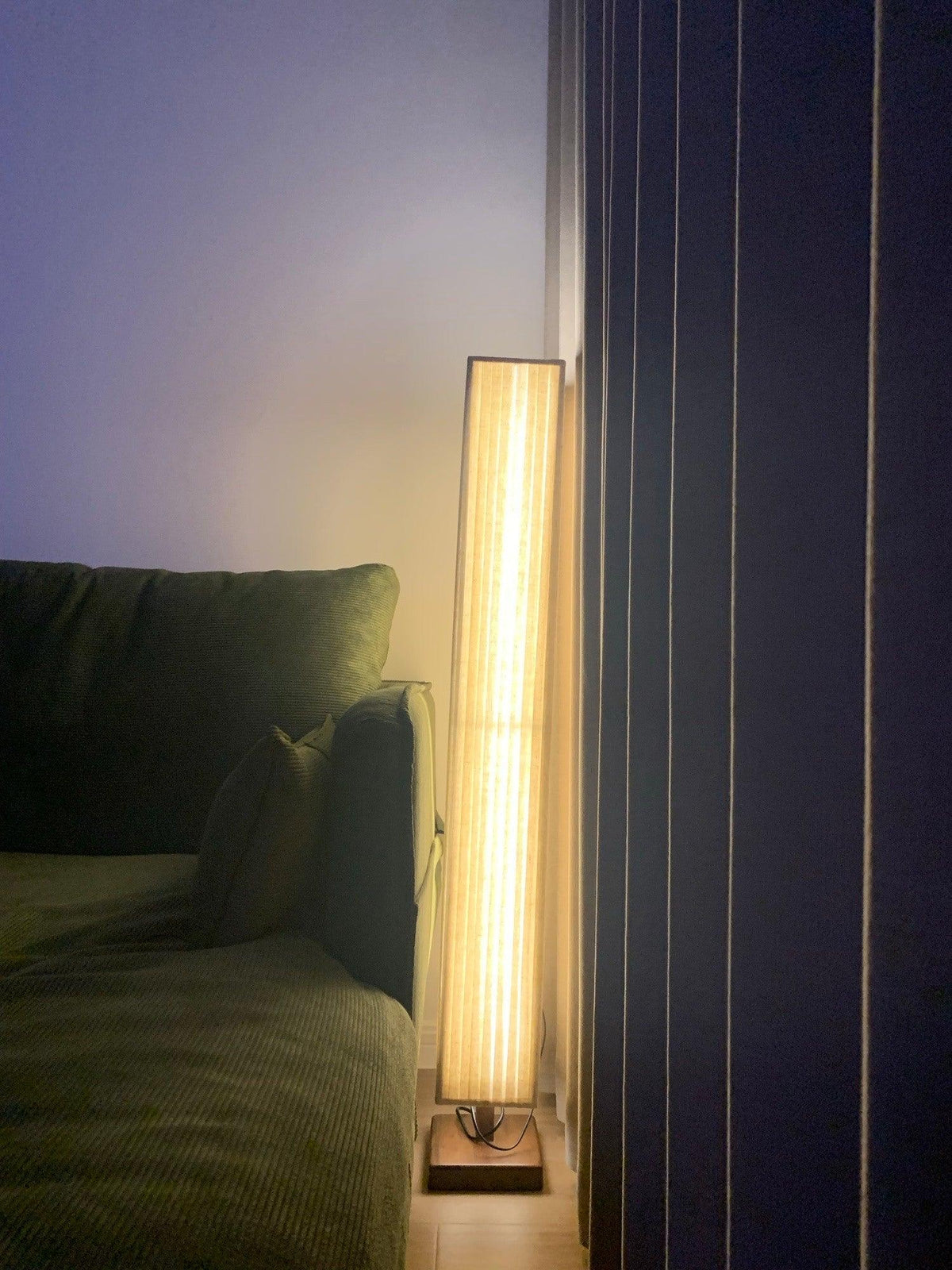 Vesolyre lampy stojące płócienny Japandi