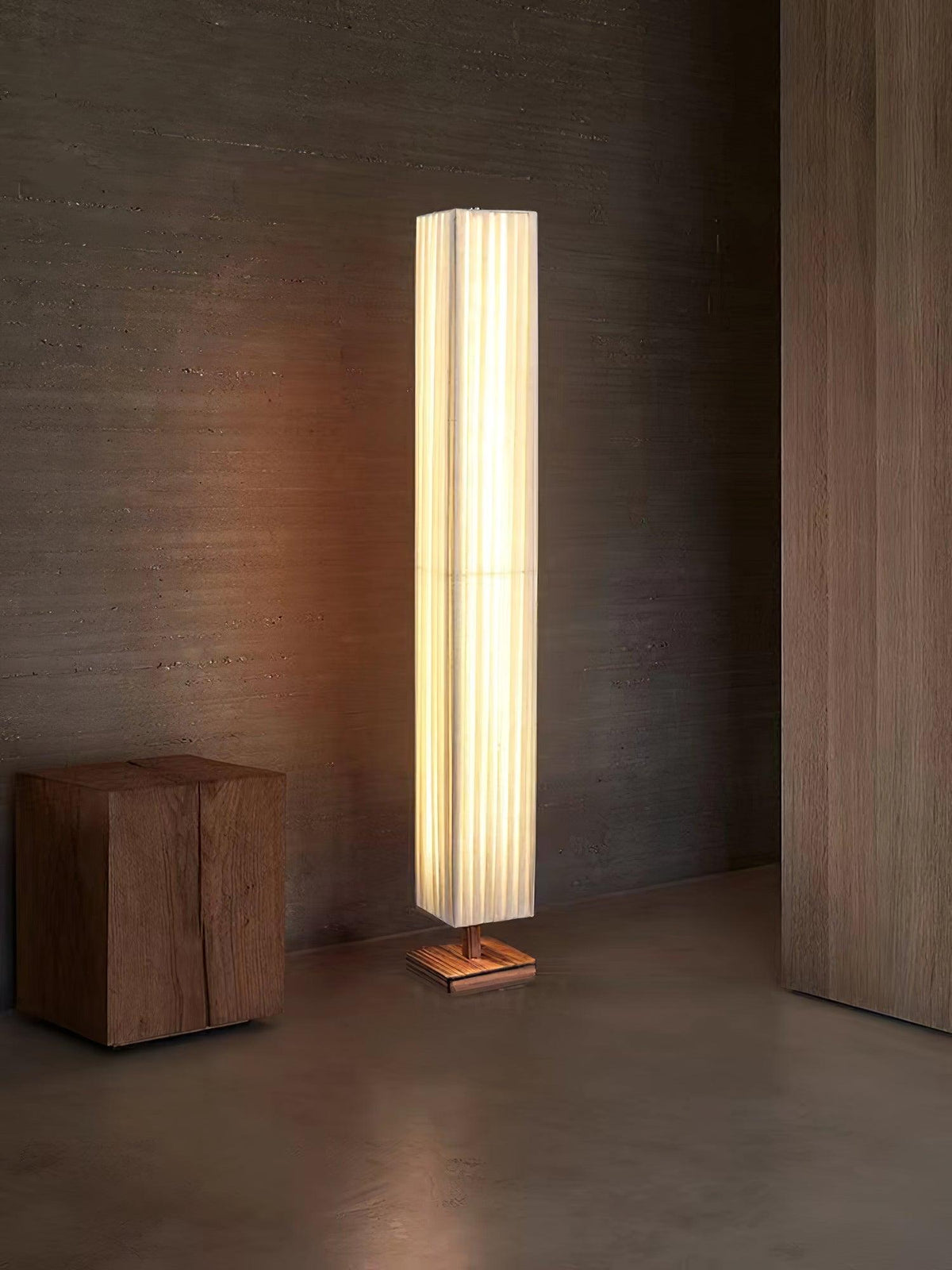 Vesolyre lampy stojące płócienny Japandi