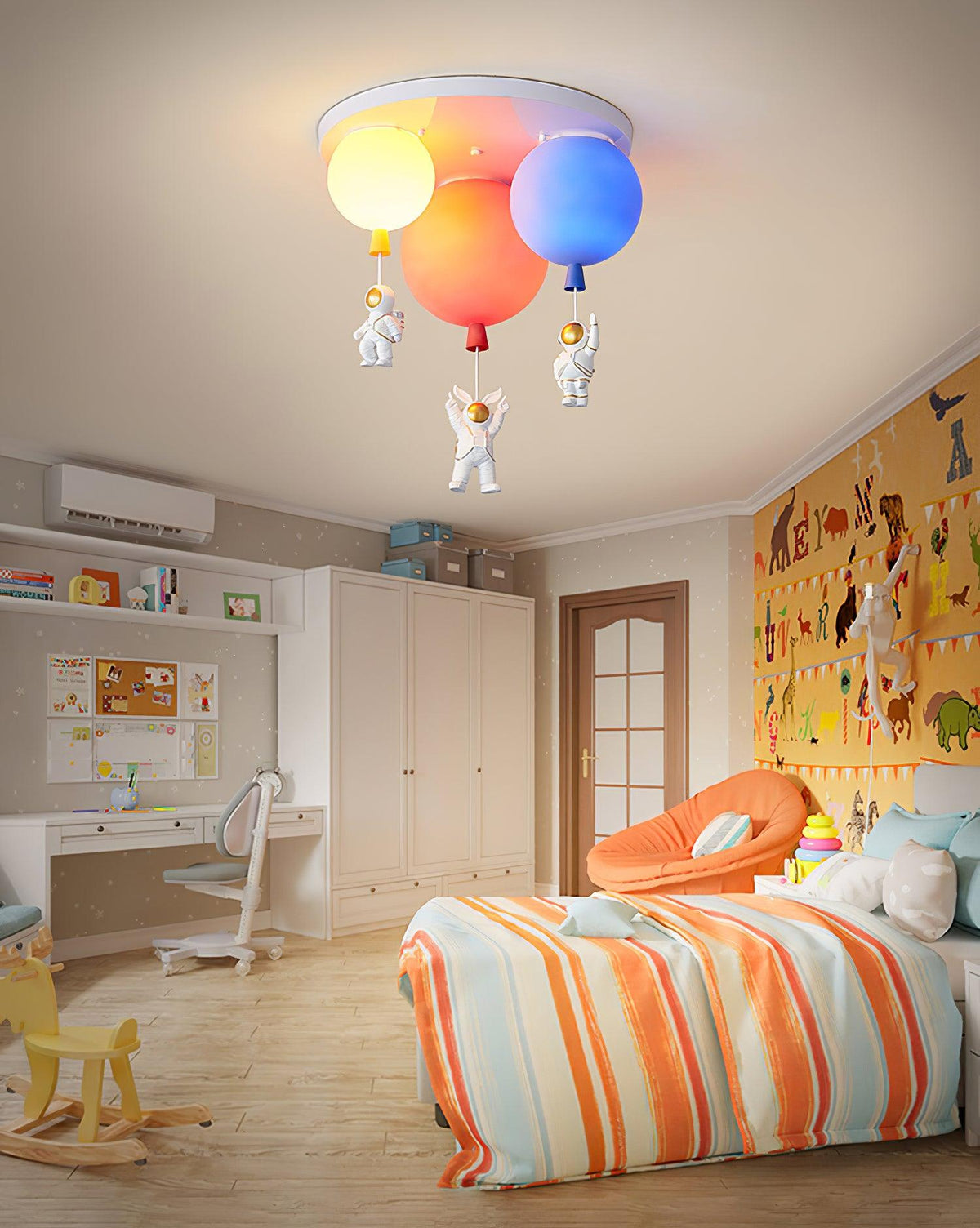 Gorvin Balonowa lampa sufitowa w kombinacji