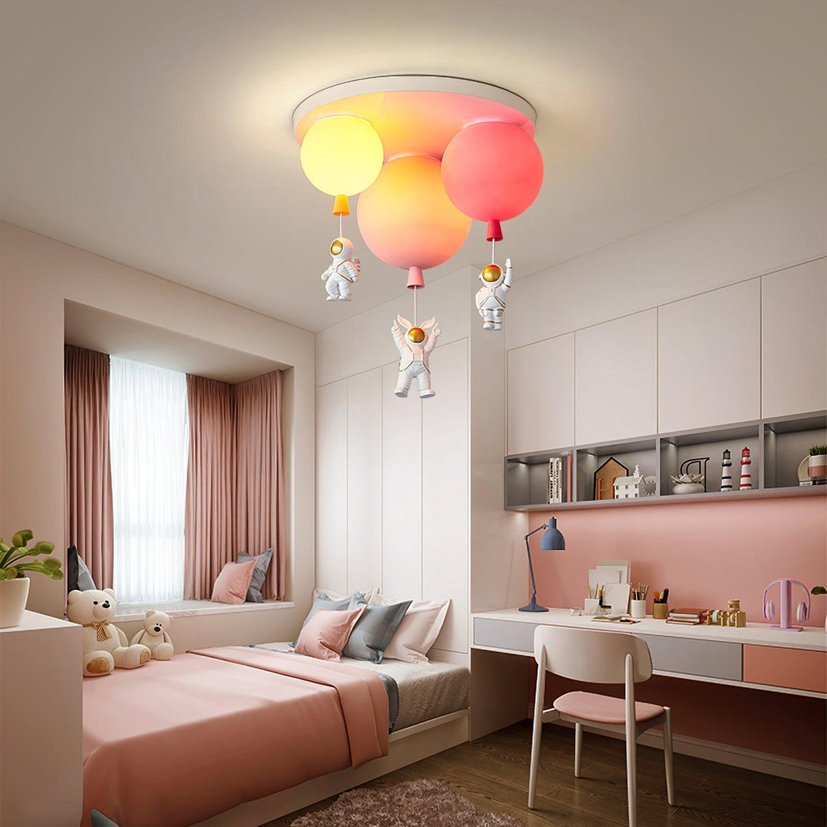 Gorvin Balonowa lampa sufitowa w kombinacji