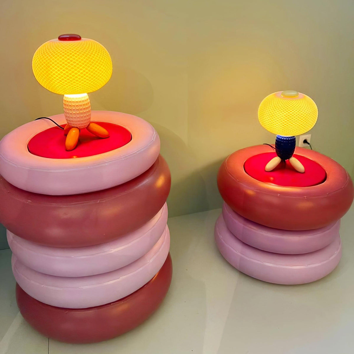 Eirarielle nowoczesna lampa stołowa ze szkła