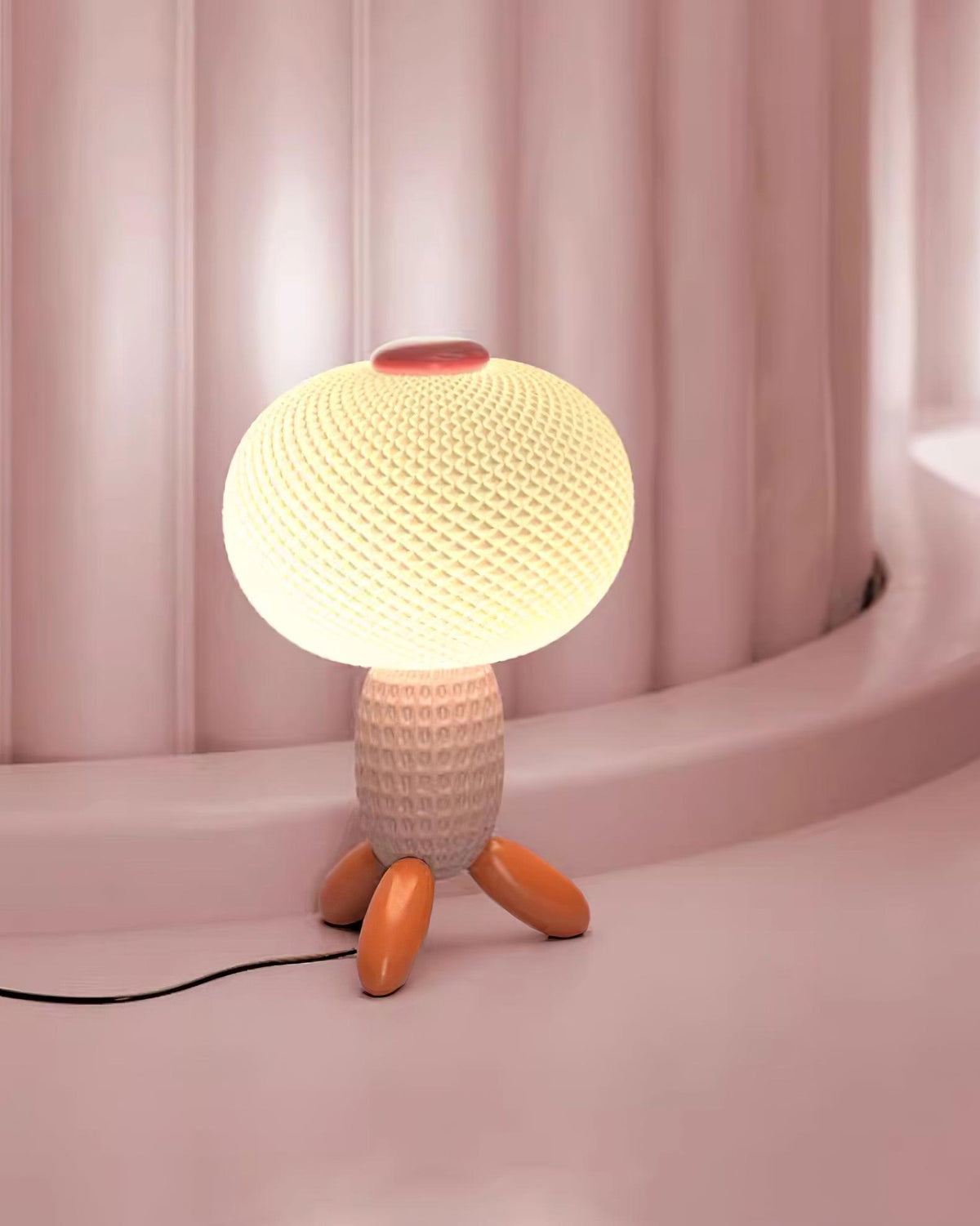 Eirarielle nowoczesna lampa stołowa ze szkła