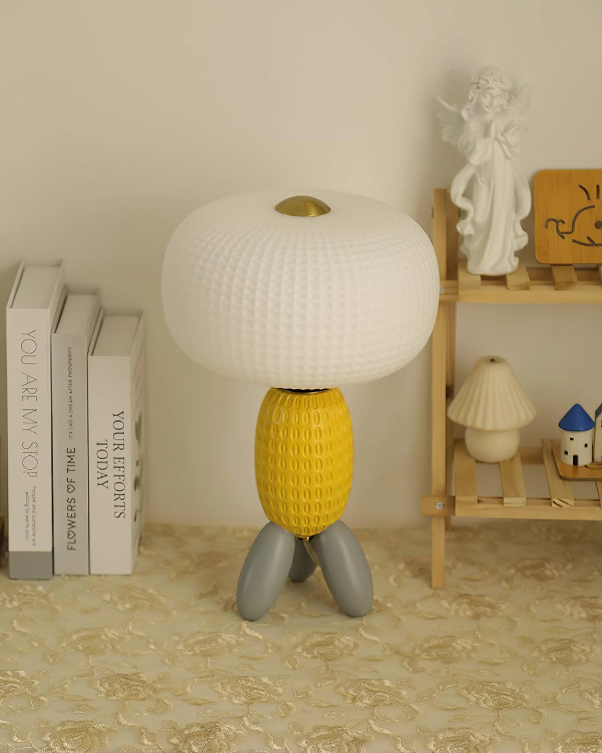 Eirarielle nowoczesna lampa stołowa ze szkła