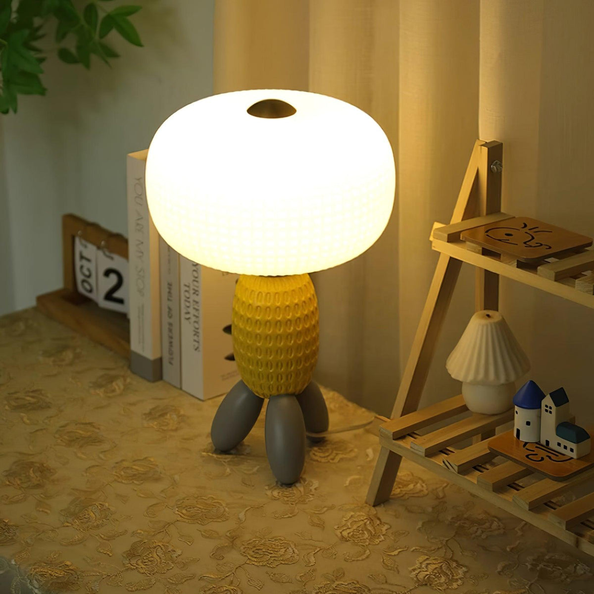 Eirarielle nowoczesna lampa stołowa ze szkła