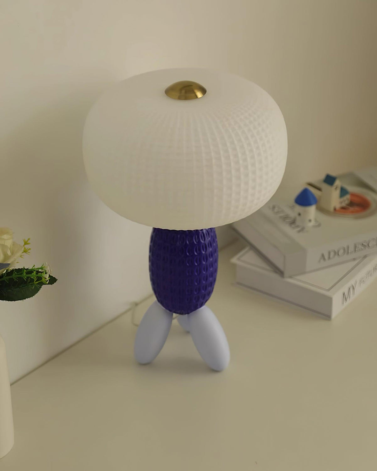 Eirarielle nowoczesna lampa stołowa ze szkła
