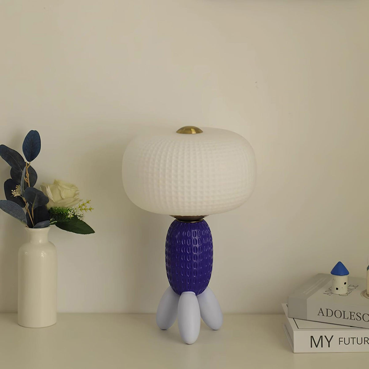 Eirarielle nowoczesna lampa stołowa ze szkła