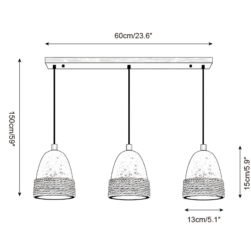 Terialaya lampa wisząca