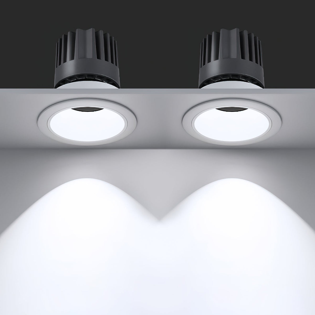 Vesoris klasyczna lampa sufitowa wmontowana LED