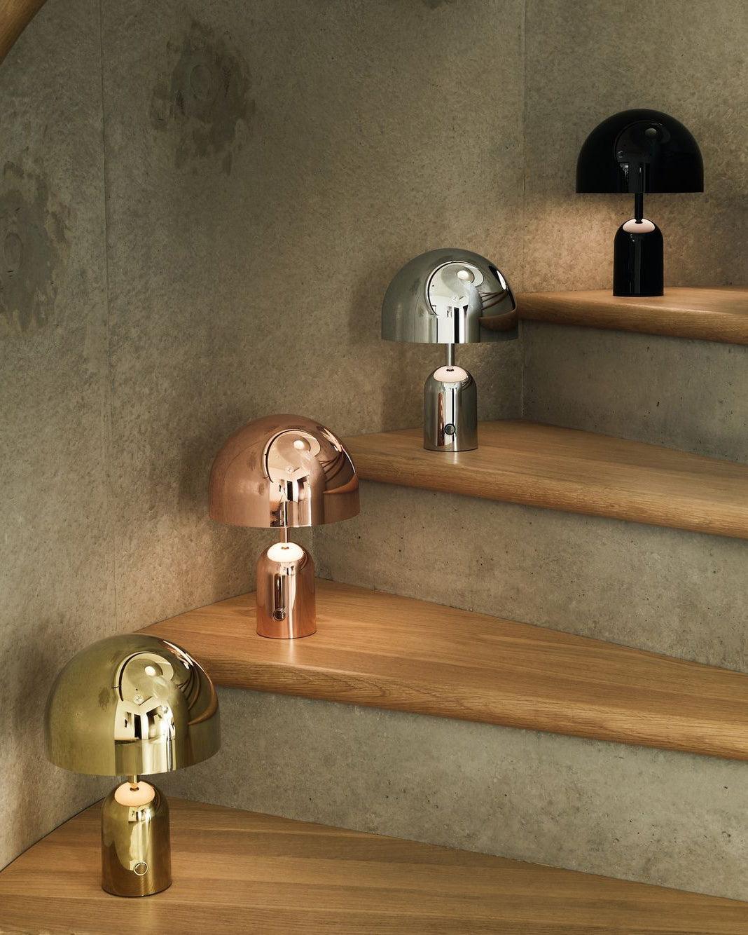 Ames luksusowa lampa stołowa Bell