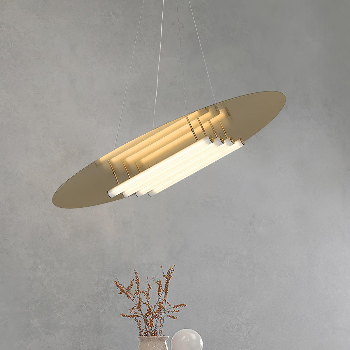 Mirueria nowoczesna lampa wisząca ze stali nierdzewnej i akrylu