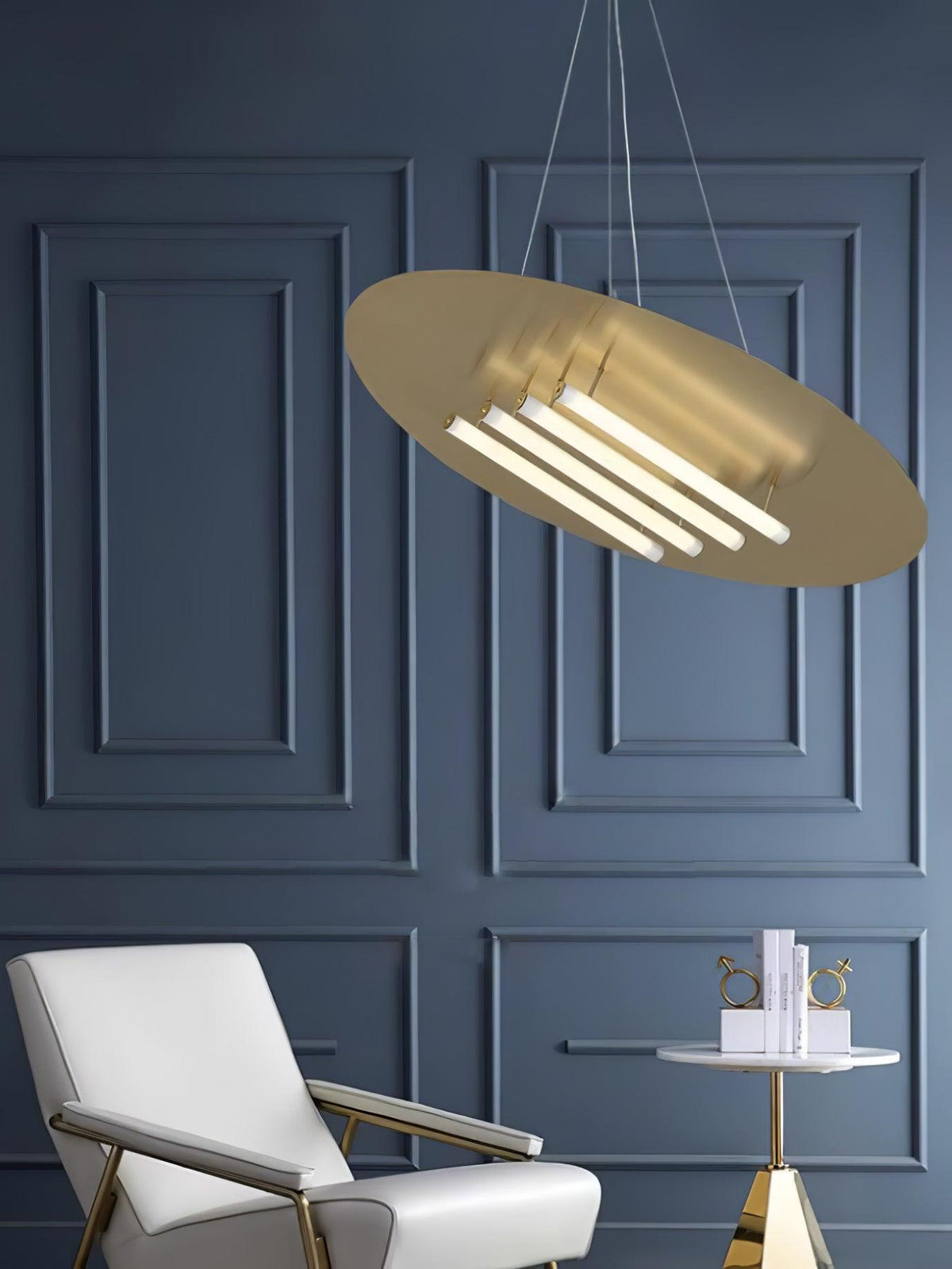 Mirueria nowoczesna lampa wisząca ze stali nierdzewnej i akrylu