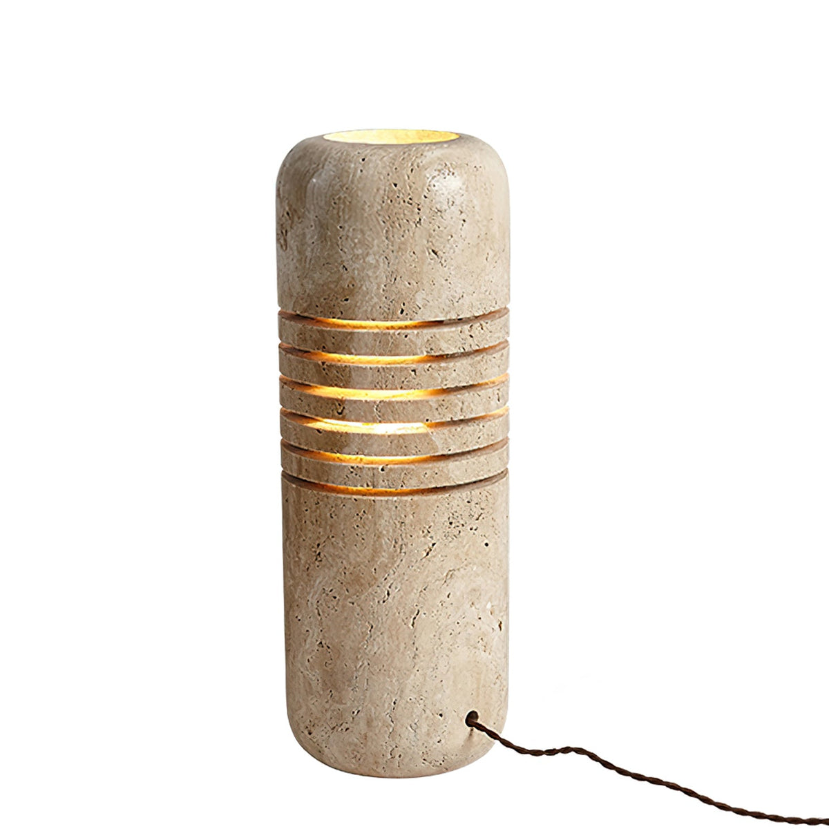 Lampa stołowa cylindryczna z tawerninu Aursolila