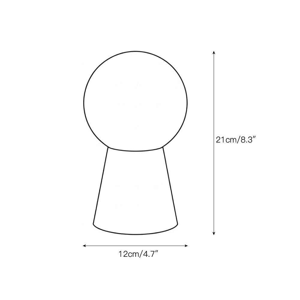 Lampa stołowa Elaeia z geometrią