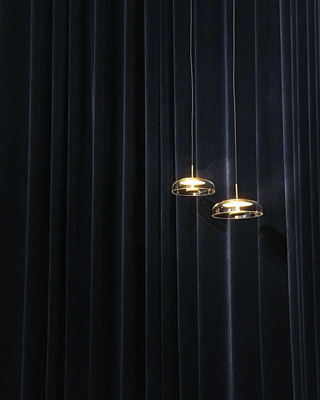 Liorenia lampa wisząca ze szkła przezroczystego